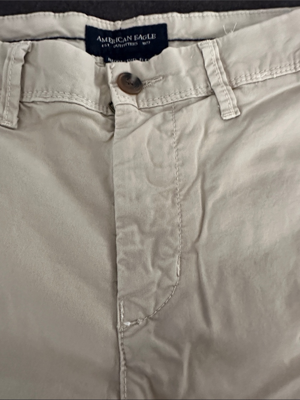 American Eagle Men's Shorts - Tan and Khaki Two-Pack - Picture 6 of 15
